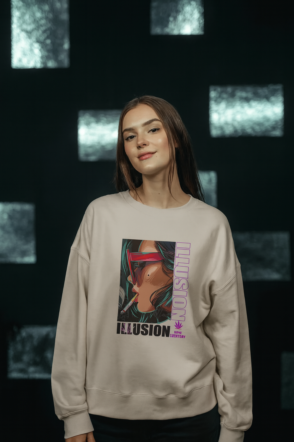 Myras  Premium ILLUSION Sweatshirt.