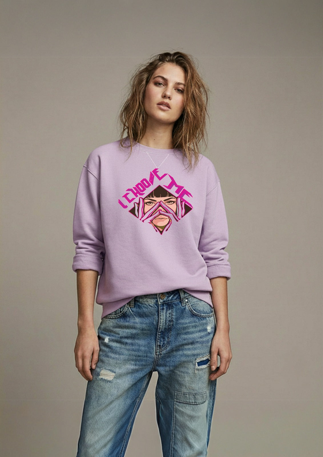 I Choose Me Oversized Graphic