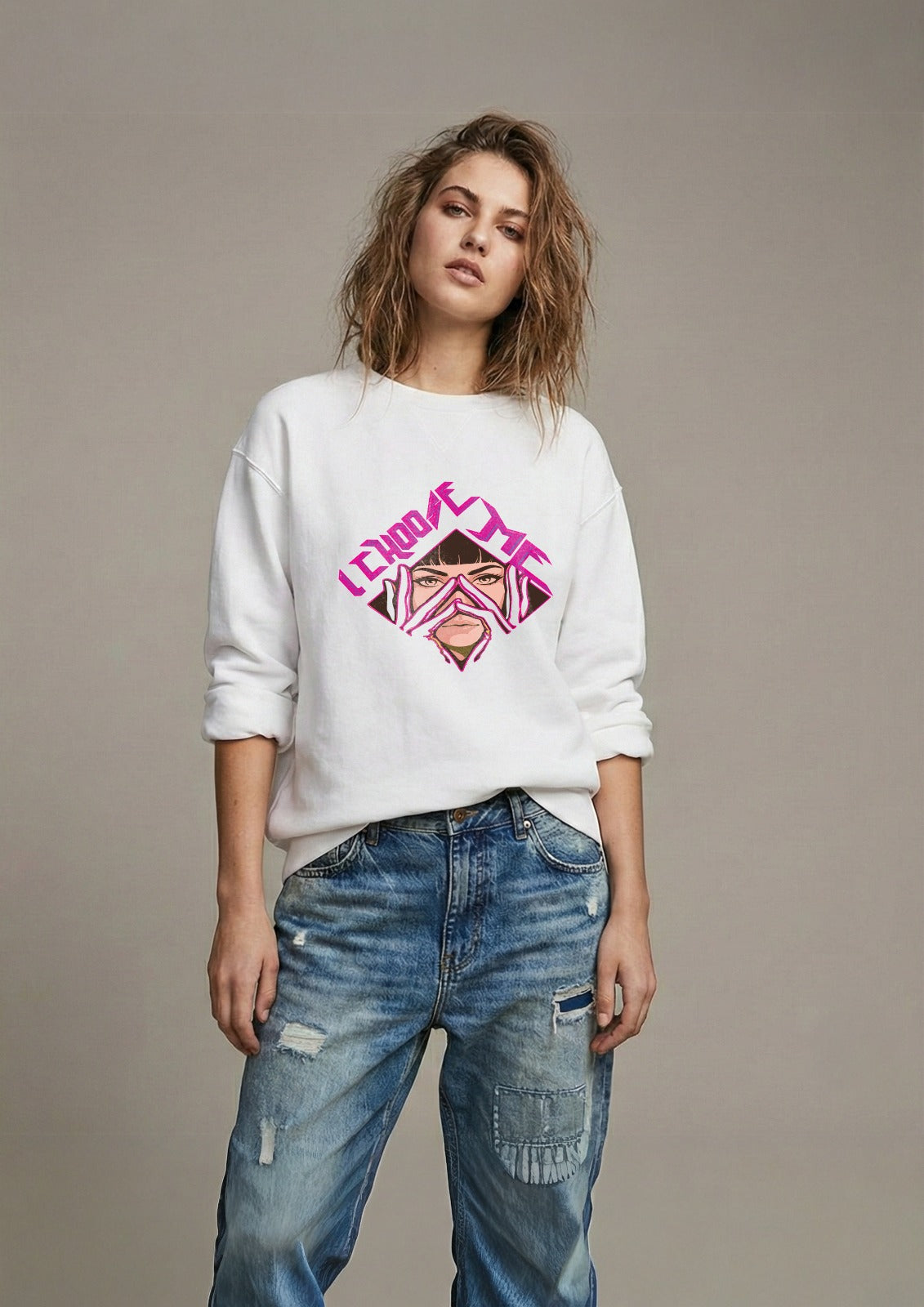 I Choose Me Oversized Graphic