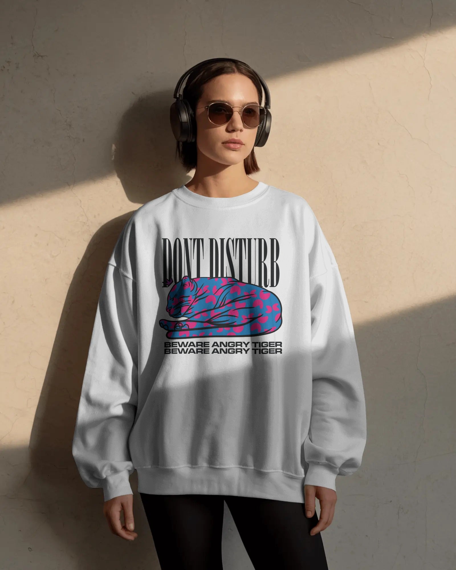 Myras  Premium SLEEPING TIGER Sweatshirt.