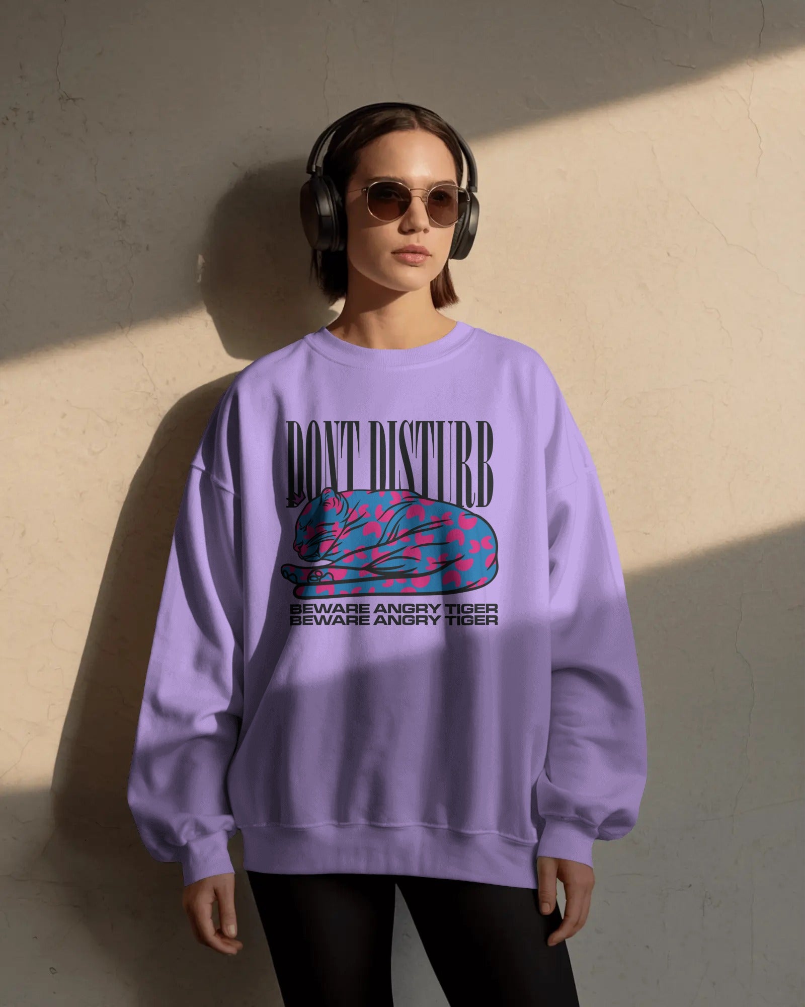 Myras  Premium SLEEPING TIGER Sweatshirt.